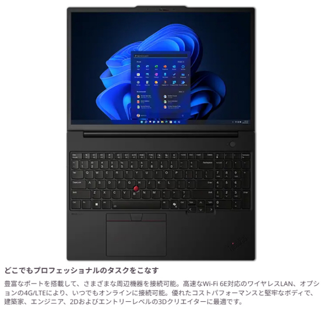 Lenovo ThinkPad P16s Gen 3 ノートパソコン 21KSCTO1WW Windows11