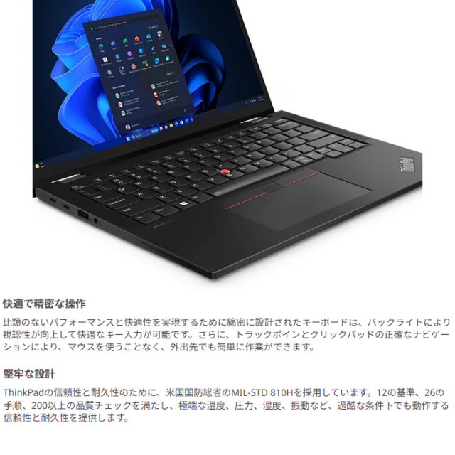 Lenovo ThinkPad X13 2-in-1 Gen 5 2in1 ノートパソコン 21LWCTO1WW