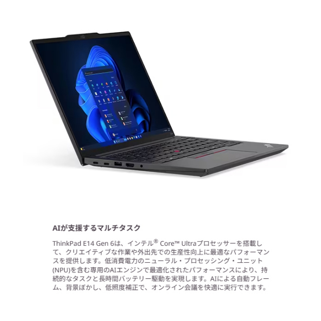 Lenovo ThinkPad E14 Gen 6 ノートパソコン 21M7CTO1WW Windows11