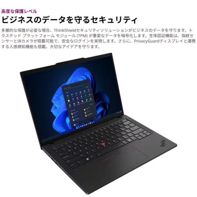 Lenovo ThinkPad T14 Gen 6 IAL ノートパソコン 21QCCTO1WW Windows11
