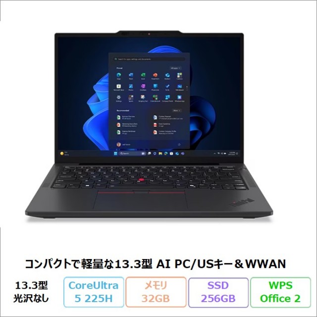 Lenovo ThinkPad X13 Gen 6 ノートパソコン 21RKCTO1WW Windows11