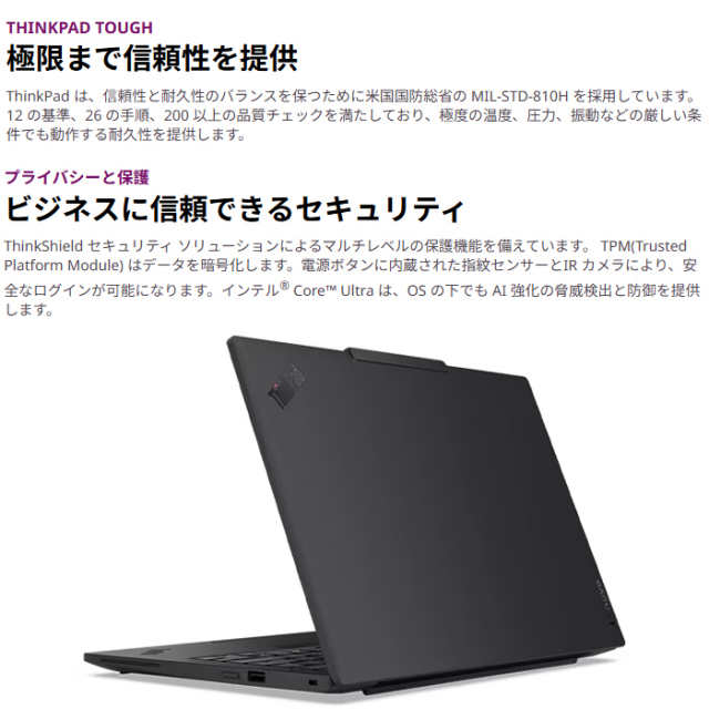 Lenovo ThinkPad X13 Gen 6 ノートパソコン 21RKCTO1WW Windows11 Pro