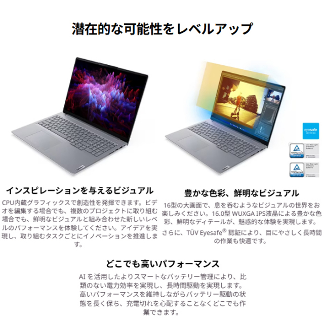 Lenovo ThinkBook 16 Gen 8 IAL ノートパソコン 21SKCTO1WW Windows11
