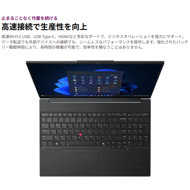 Lenovo ThinkPad E16 Gen 3 ノートパソコン 21STCTO1WW Windows11