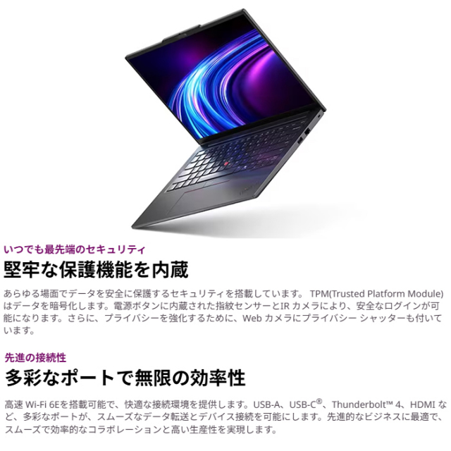 Lenovo ThinkPad E14 Gen 7 IRL ノートパソコン 21T9CTO1WW Windows11