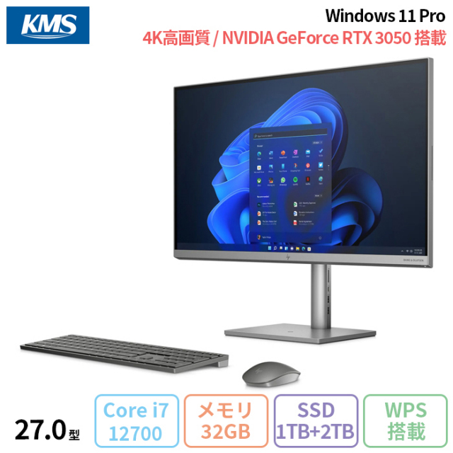 HP ENVY All-in-One 27-cp0750jp AIO デスクPC 6L7G3PA#ABJ Win11Pro 