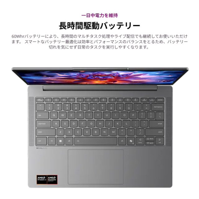 Lenovo IdeaPad Slim 5a Gen 11 ノートパソコン 83S1CTO1WW Windows11