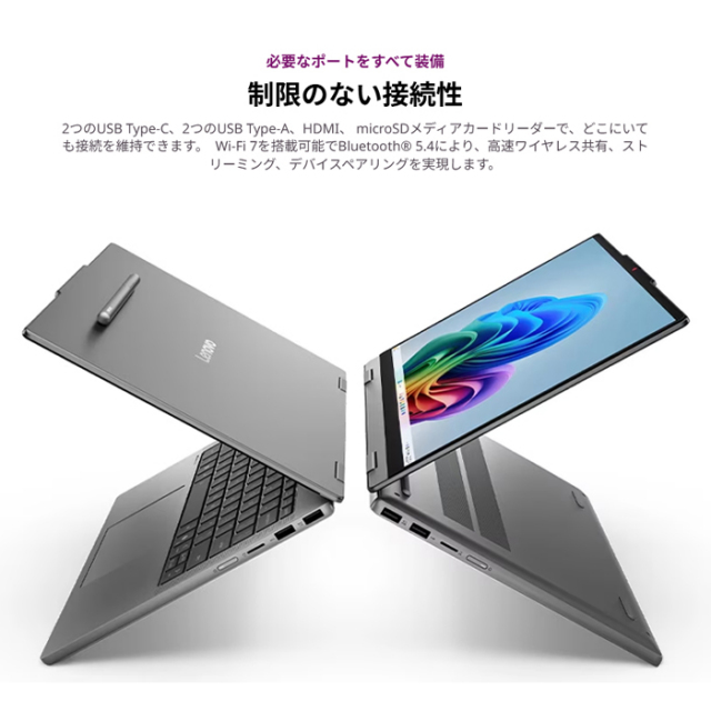 Lenovo IdeaPad 5i 2-in-1 Gen 11 2in1 ノートパソコン 83UGCTO1WW