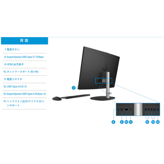 すぐに使用できる! デスクトップPC Windows11 hp すぐに使用できる! デスクトップPC Windows11 hp HP All-in-One