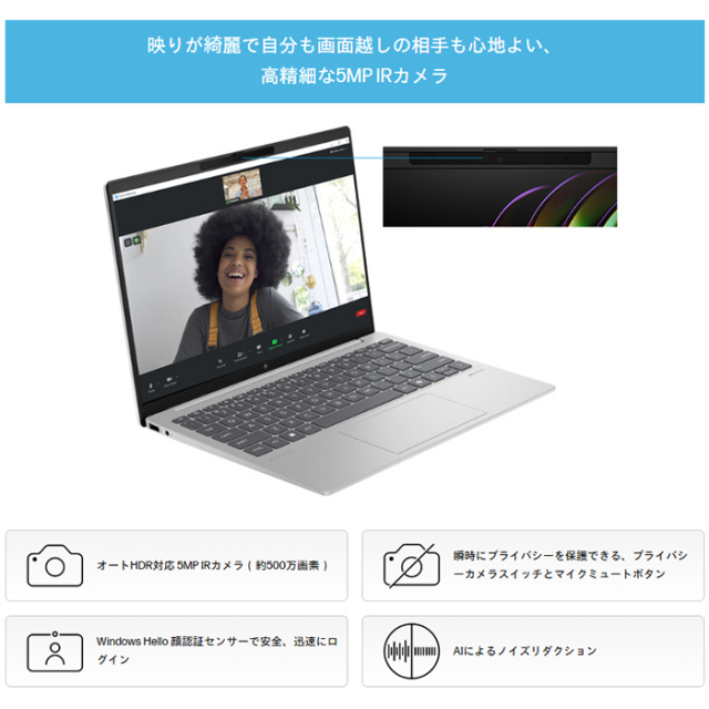 HP Pavilion Aero 13-bg0009AU ノートパソコン A17X7PA#ABJ Windows11
