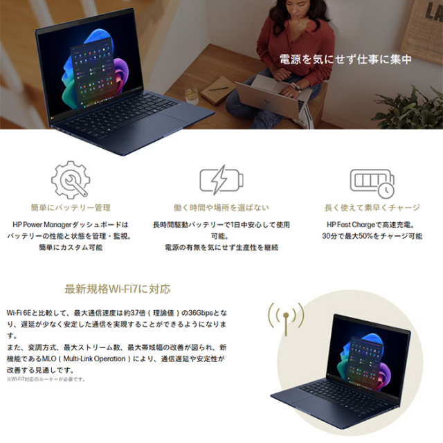 HP EliteBook X G1i 14 AI ノートパソコン BC4P7AT#ABJ Windows11 Pro