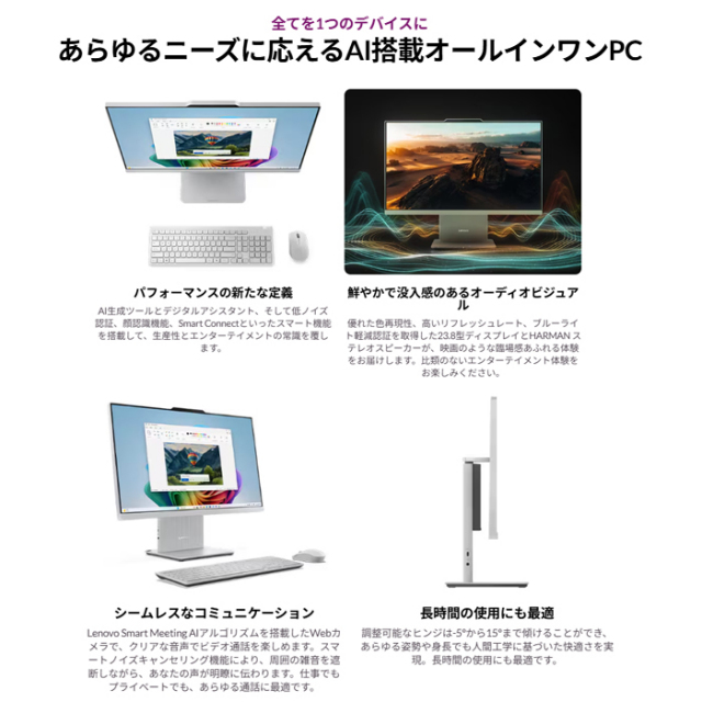 Lenovo IdeaCentre AIO 24AKP10 KRK 一体型 デスクトップ パソコン