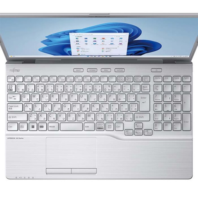 富士通 LIFEBOOK AH40/H ノートパソコン FMVA40HSJ1 Win11 Celeron