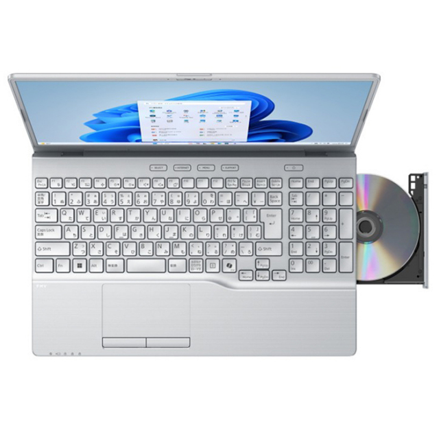 富士通 FMV A500-K3 ノートパソコン FMVA500K3S Windows11 Office付き