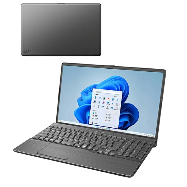 富士通 LIFEBOOK AH50/H1 ノートパソコン FMVA50H1BK Win11