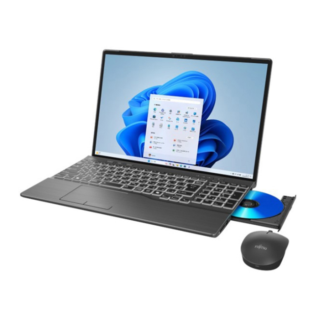 ノートPC富士通　lifebook 富士通 LIFEBOOK AH54/J3 ノートパソコン FMVA54J3BZ Windows11 Office