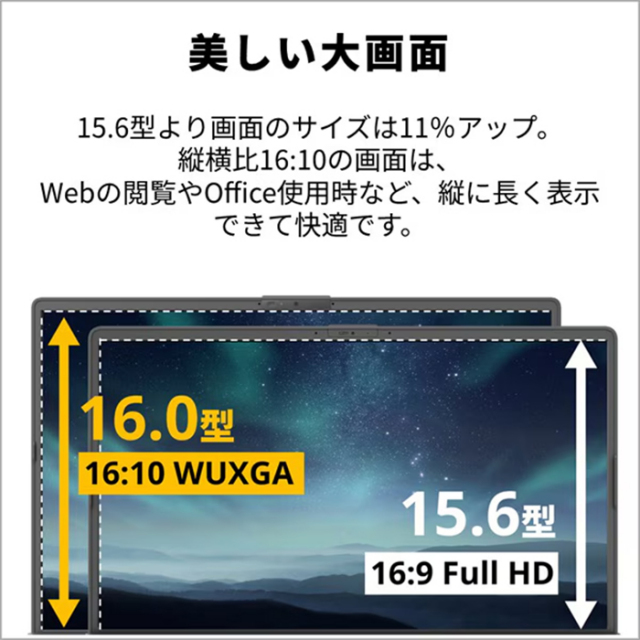 初心者✨快適・カメラ付・大画面・オフィス✨すぐ使えるノートパソコン