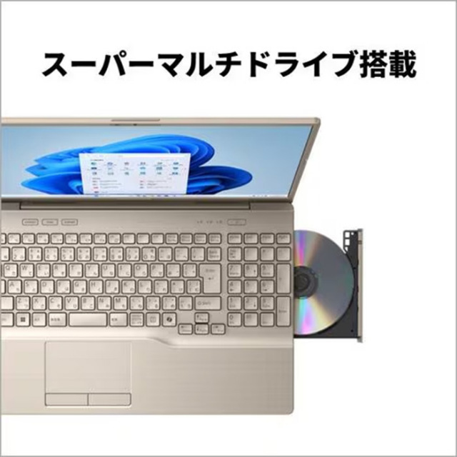 富士通 FMV A75-K3 ノートパソコン FMVA75K3GA Windows11 MAR Office