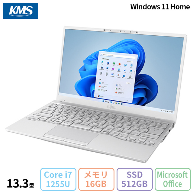 富士通 LIFEBOOK UH90/G2 ノートパソコン FMVU90G2WE Windows11 Office  