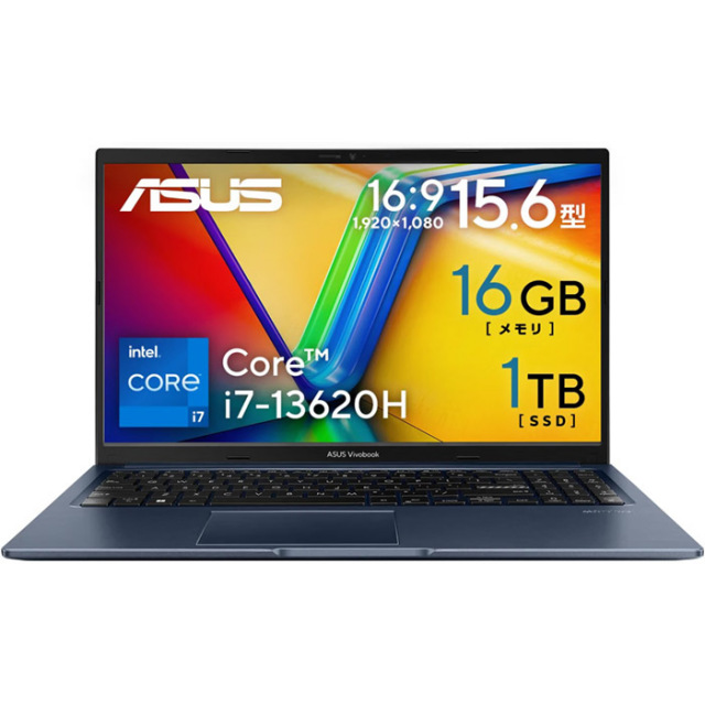 ASUS Vivobook 15 ノートパソコン X1502VA-I7H161W Windows11 Core i7