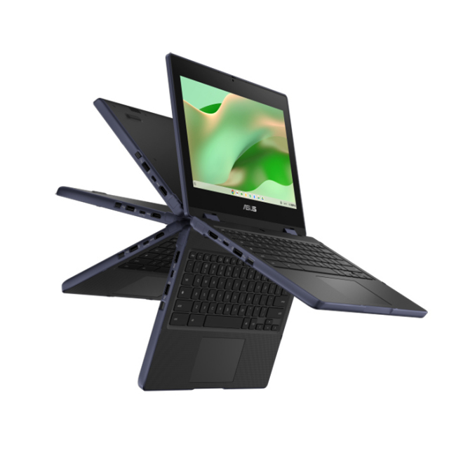 初心者向けASUS Chromebook 本体 ブラック未使用級 ASUS Chromebook CZ11 Flip 2in1 ノートパソコン CZ1104FM4A-NS0033