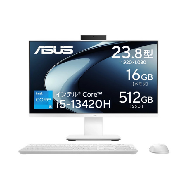 ASUS V400 AiO 一体型 デスクトップ パソコン V440VAK-WPC125W