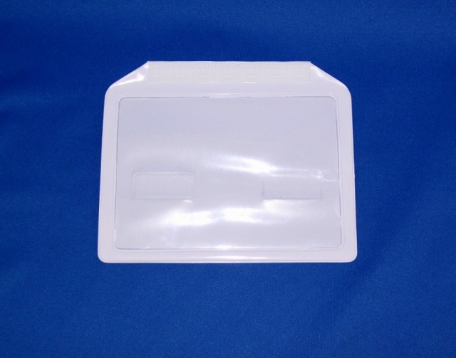 料金表入れ・広告入れ ビニール製 白