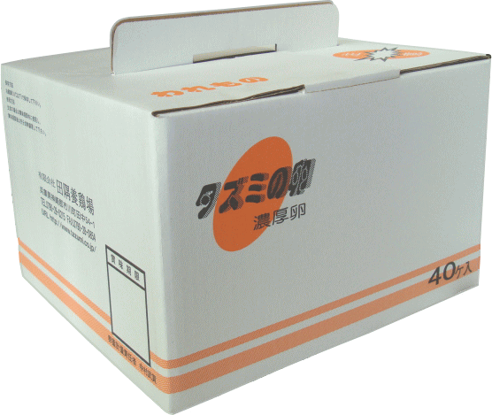 タズミの卵手提箱Lサイズ４０個入り×４箱