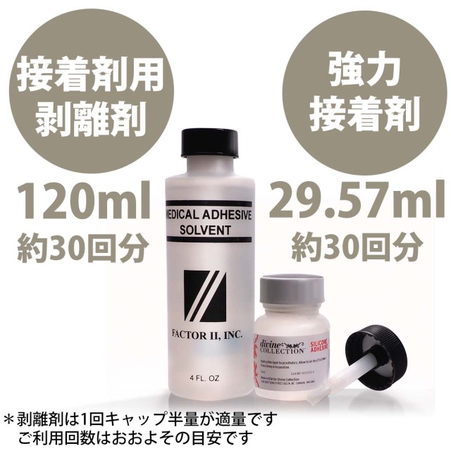 接着剤剥離剤セット容量