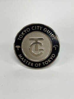 東京シティガイド検定　合格認定バッジ（シルバー）