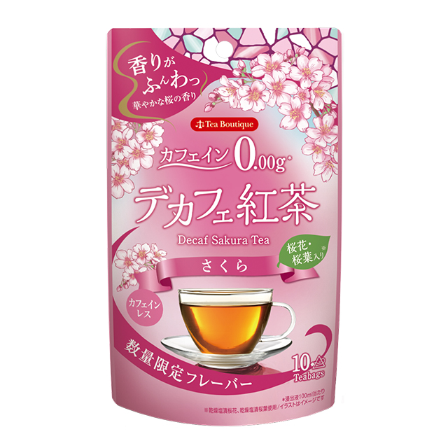 デカフェ紅茶 さくら 品番50562【世界のお茶の専門店ティーブティック】