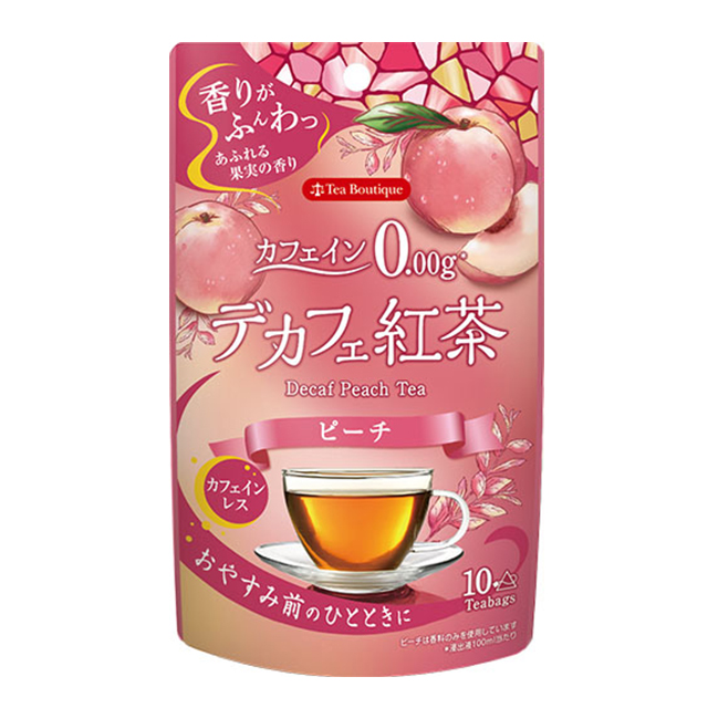 デカフェ紅茶　ピーチ