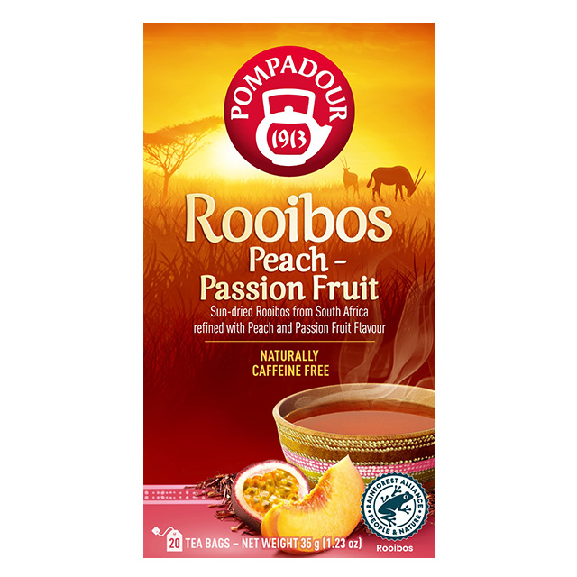 ルイボスティー ピーチ＆パッションフルーツ　20ティーバッグ