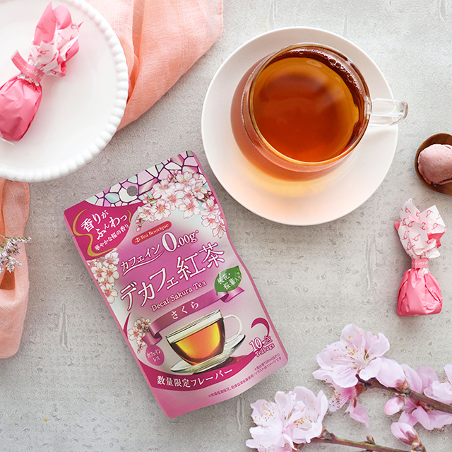 カフェイン0.00g デカフェ紅茶 さくら 品番50562【世界のお茶通販なら