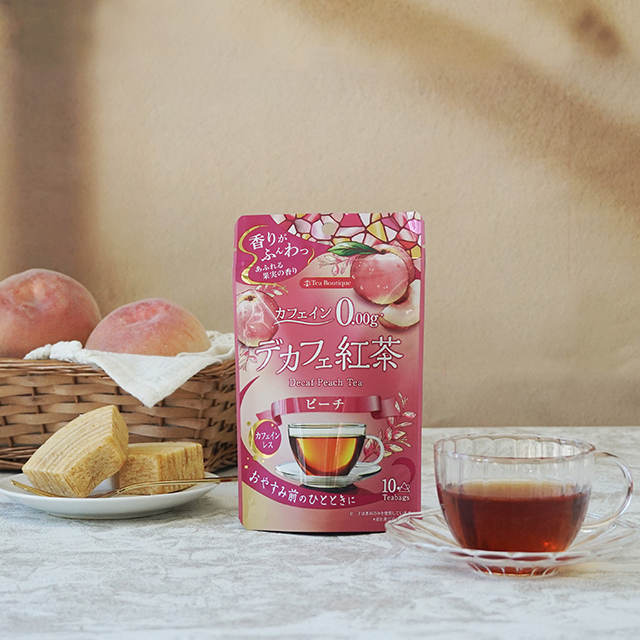 デカフェ紅茶　ピーチ