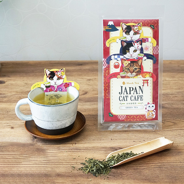 猫茶 JAPAN CAT CAFE ジャパンキャットカフェ（煎茶） 品番52139