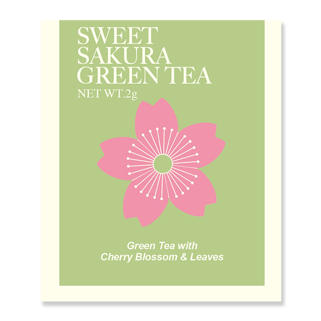 スイートサクラティー 緑茶
