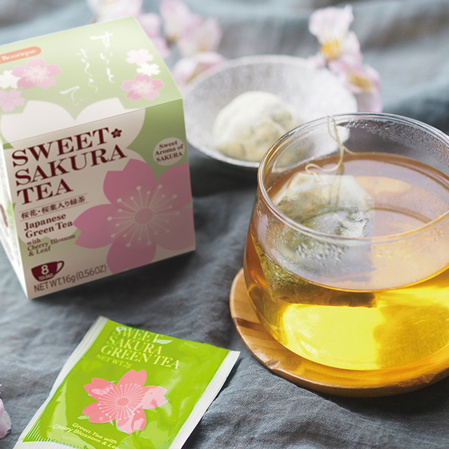 スイートサクラティー　緑茶