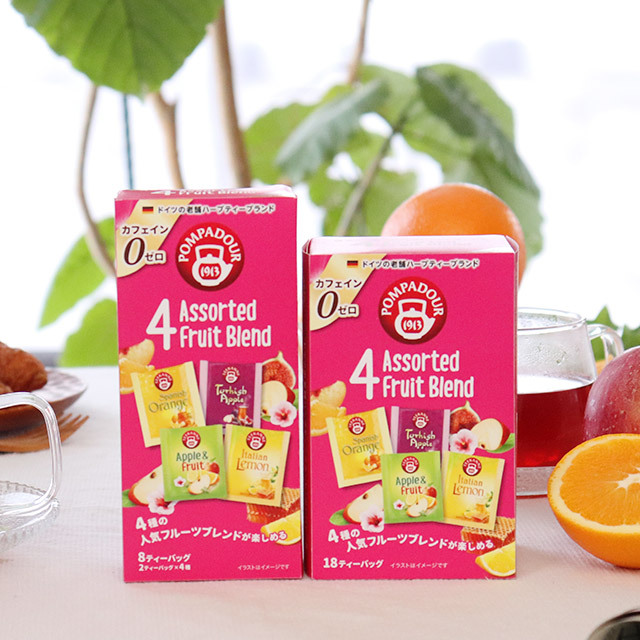 生活 雑貨 ポンパドール 4アソートハーブティー 8tb おしゃれ