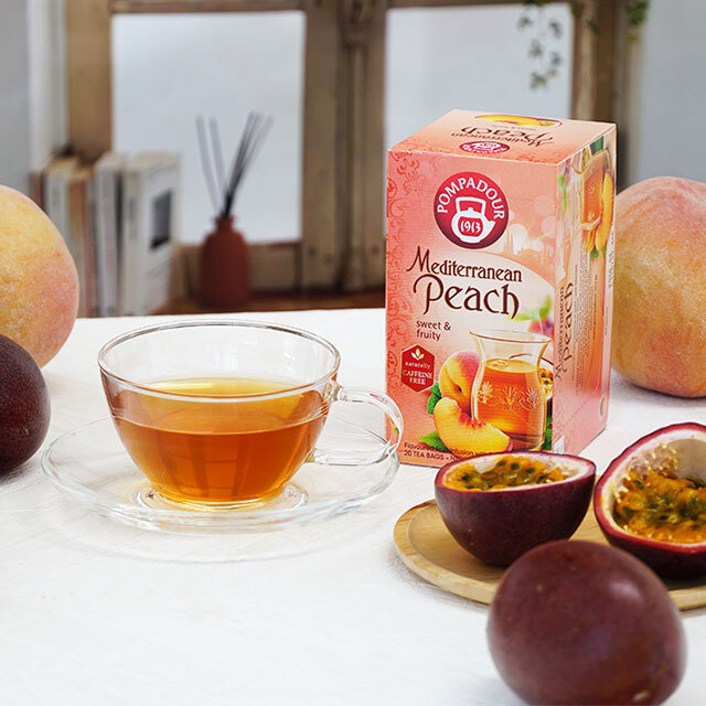 ポンパドール 地中海ピーチ 20ティーバッグ 品番71311【世界のお茶の