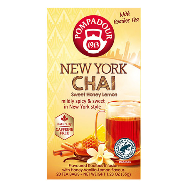 ポンパドール　ニューヨークチャイ ルイボスティー　20ティーバッグ