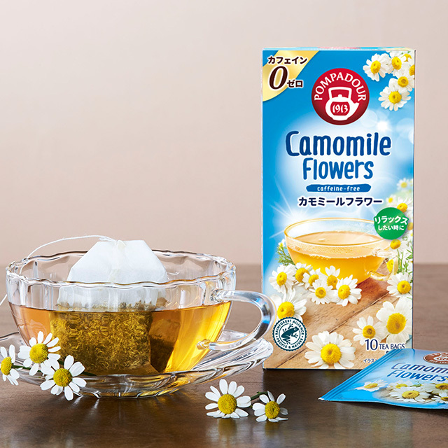 ポンパドール カモミールフラワー 10ティーバッグ【世界のお茶の通販