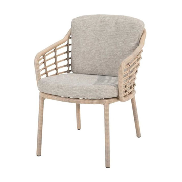 コモ 人工ラタン ダイニングチェアー + 純正クッション （COMO-214020）（海外在庫）