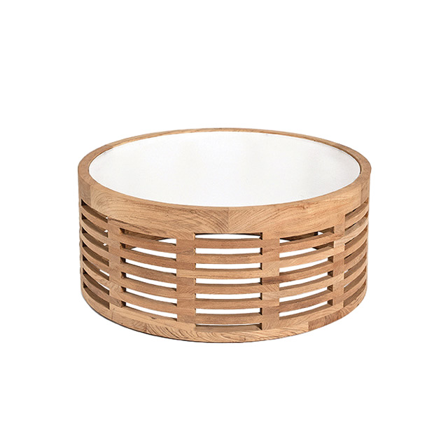 ハミルトン ラウンド コーヒーテーブル（強化ガラストップ） （HAMILTON-FAEIV23-11）