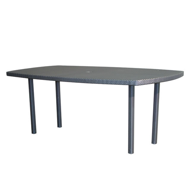 エイドリアン ダイニングテーブル 200 + 強化ガラス天板 （ADRIAN-AL-0770-T200）