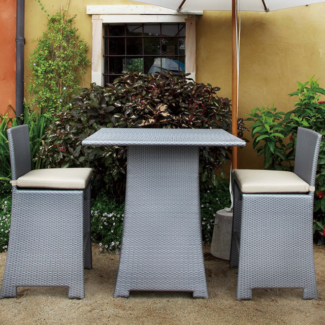 ビミニ 足元まで重厚感あふれるゆったりサイズのカウンターセット （BMN-ST3）