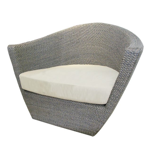 カノエ ラウンジチェアー（新世代ウォーターヒアシンス） + 純正クッション （CANOE-ALW-0544-LC）