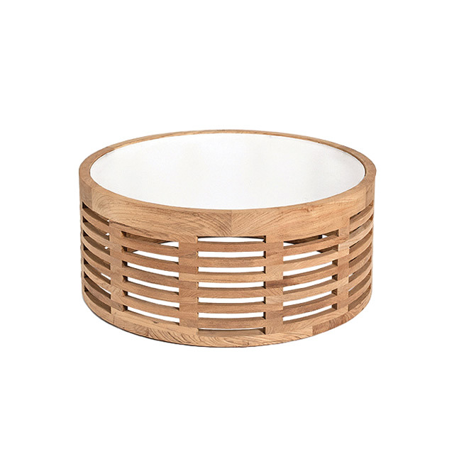 ハミルトン ラウンド コーヒーテーブル（強化ガラストップ） （HAMILTON-FAEIV23-11）