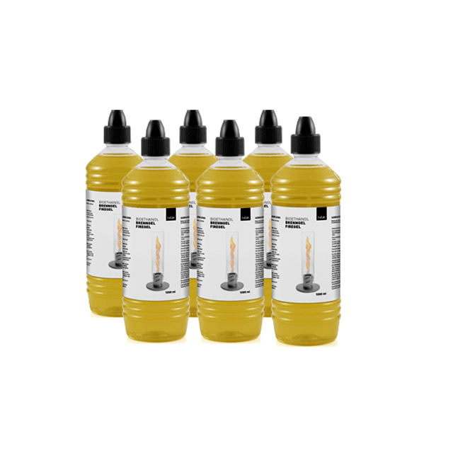 H&ouml;fats SPIN BIOETHANOL BOTTLE6 ホーファッツ スピン用 補充用バイオエタノールボトル 1000ml 6本セット （APS-SPIN-BIO-BOTTLE6）
