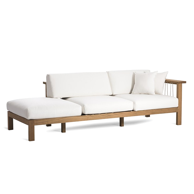 マーロ シェーズロング（左肘掛） + 純正クッション （MARO-FAEOA10-2R）